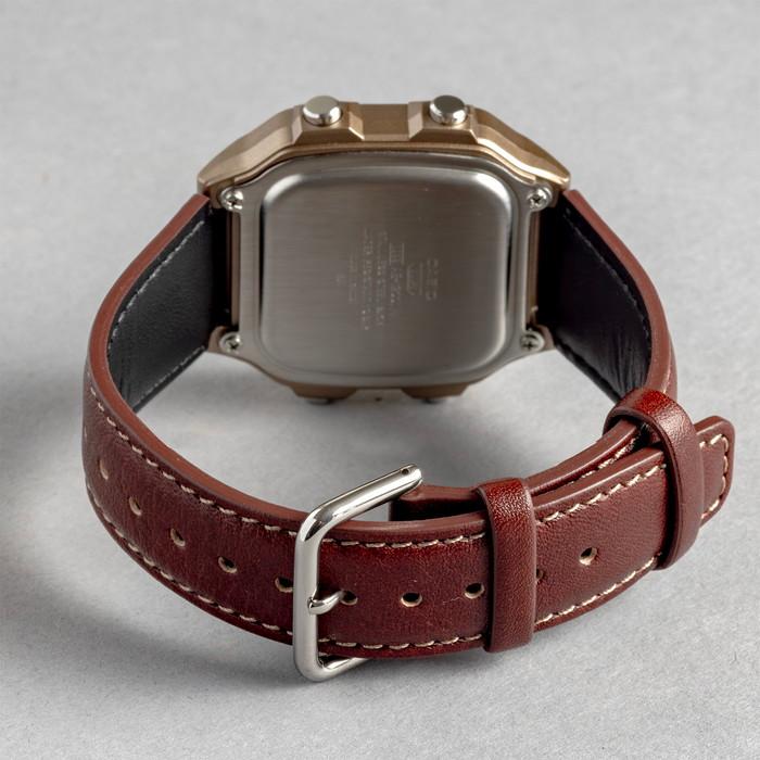 WW0418 Casio Youth World Time Digital Leather Belt Watch AE-1200WHL-5AVDF
