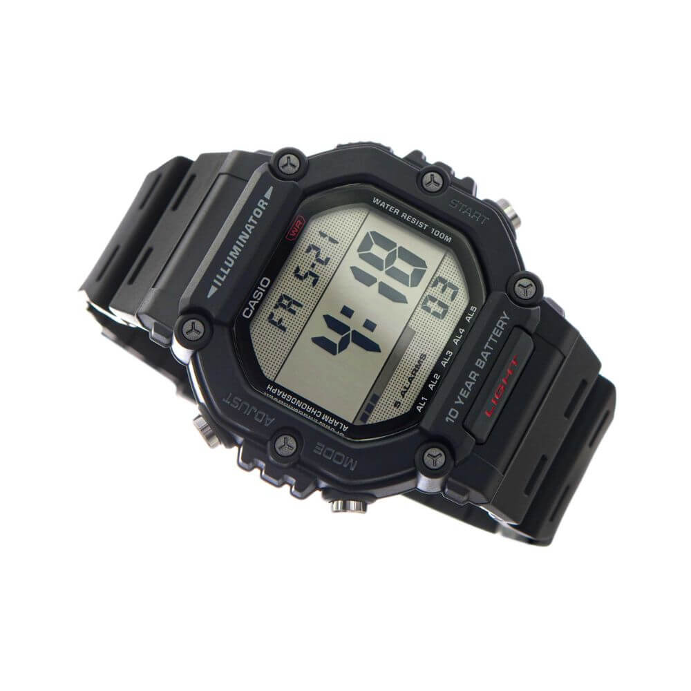 WW2996 Casio Youth Dual Time Digital Resin Belt Watch AE-1600H-1AVDF