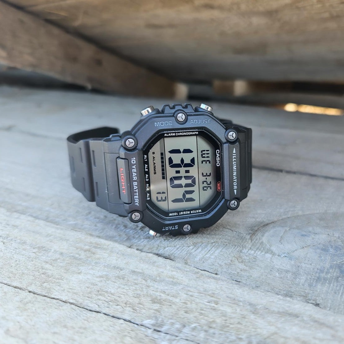 WW2996 Casio Youth Dual Time Digital Resin Belt Watch AE-1600H-1AVDF