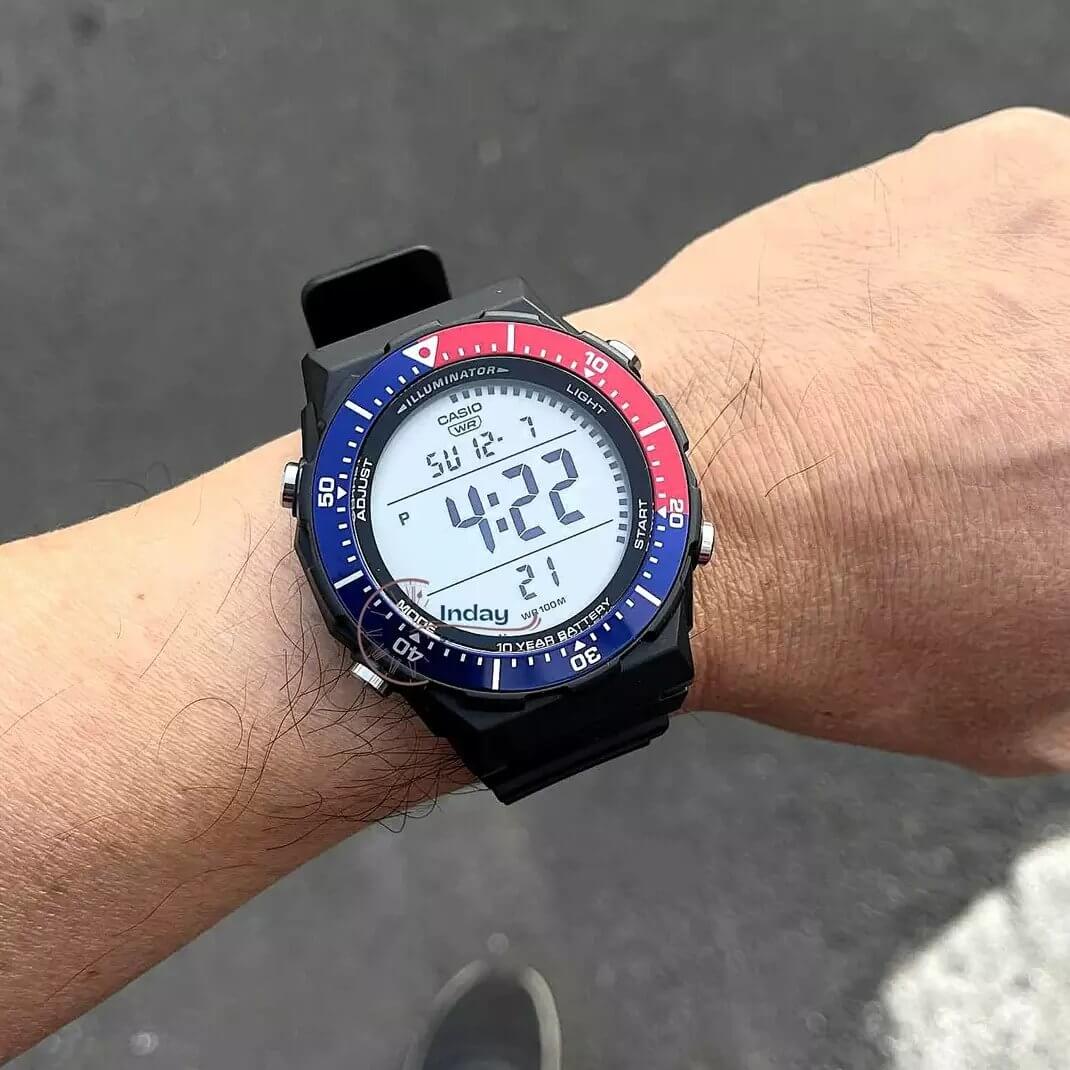 WW3179 Casio Youth Dual Time Digital Resin Belt Watch AE-1700H-1A2VDF