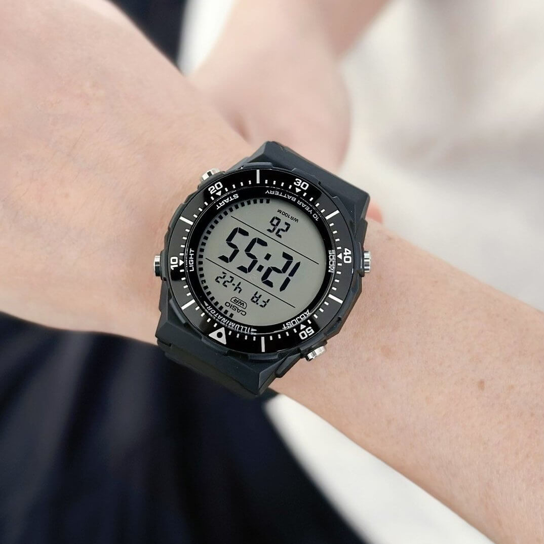 WW3180 Casio Youth Dual Time Digital Resin Belt Watch AE-1700H-1AVDF