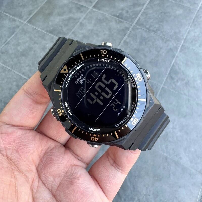 WW3181 Casio Youth Dual Time Digital Resin Belt Watch AE-1700H-1BVDF