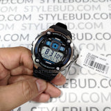 WW0018 Casio Youth World Time Digital Resin Belt Watch AE-2000W-1AVDF