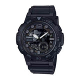 WW0609 Casio Youth World Time Resin Belt Watch AEQ-100W-1BVDF