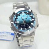 WW3017 Casio Standard Dual Time Chain Watch AMW-870DA-2A2VDF