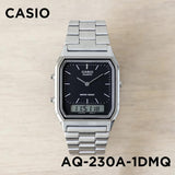 WW1824 Casio Vintage Dual Time Chain Watch AQ-230A-1DMQ