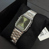 WW3095 Casio Vintage Dual Time Chain Watch AQ-230A-3AMQYDF