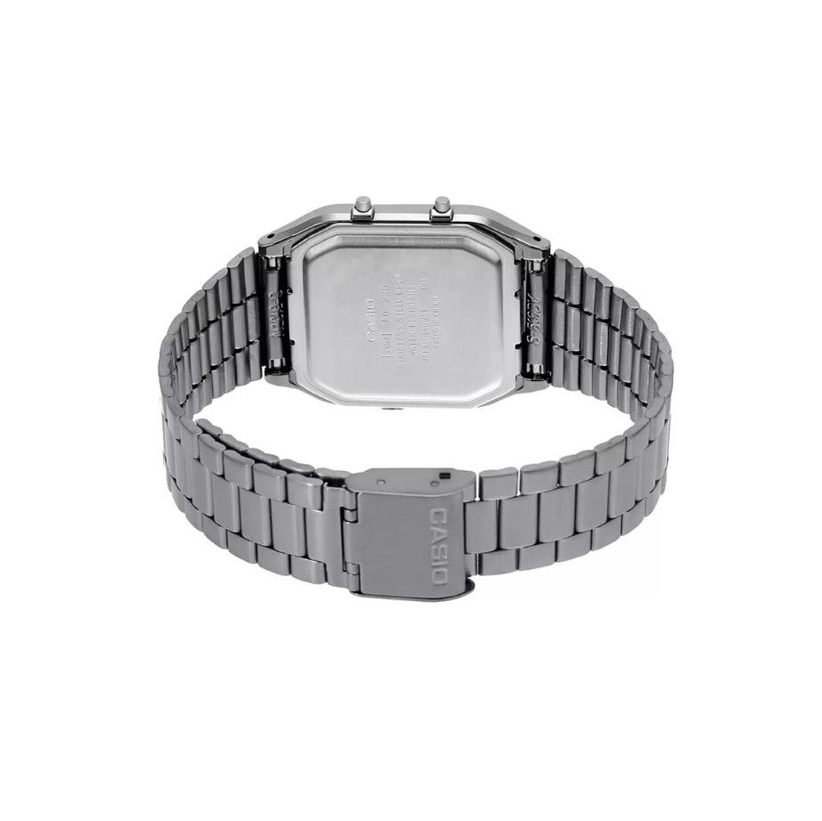 WW3098 Casio Vintage Dual Time Chain Watch AQ-230GG-3ADF