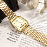 WW1827 Casio Vintage Dual Time Chain Watch AQ-230GA-9BMQ