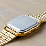WW1827 Casio Vintage Dual Time Chain Watch AQ-230GA-9BMQ