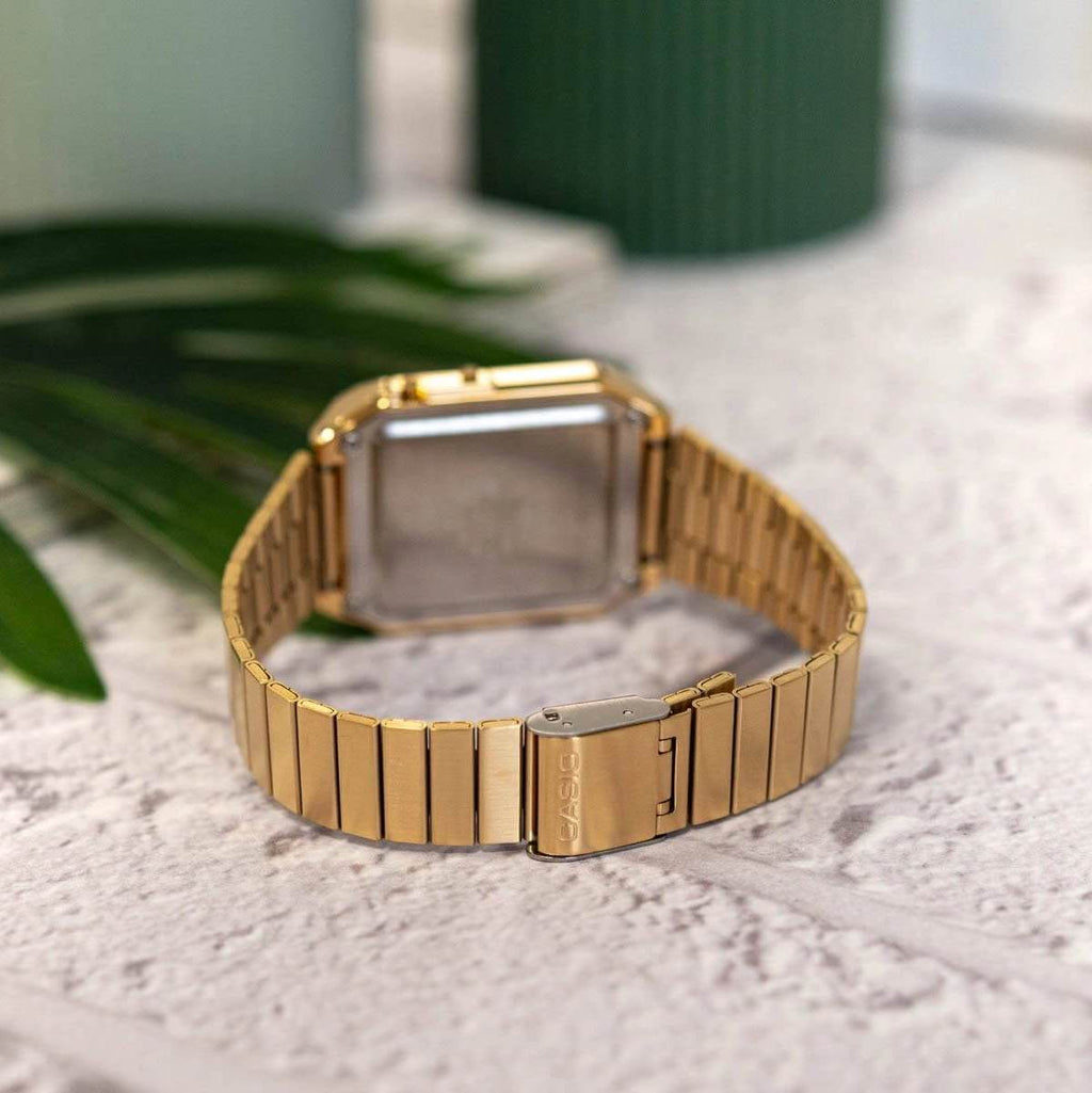 WW2944 Casio Vintage Calculator Chain Watch CA-500WEG-1ADF