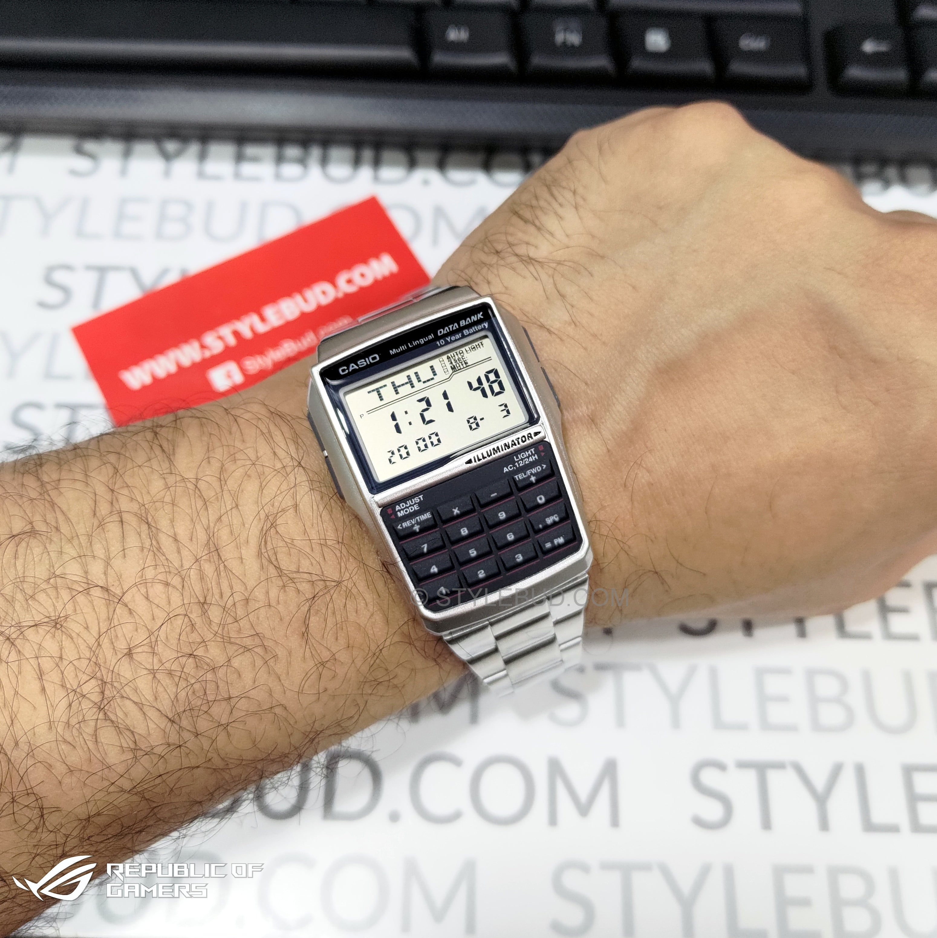 Casio Data Bank Calculator Chain Watch DBC-32D-1ADF Bangladesh