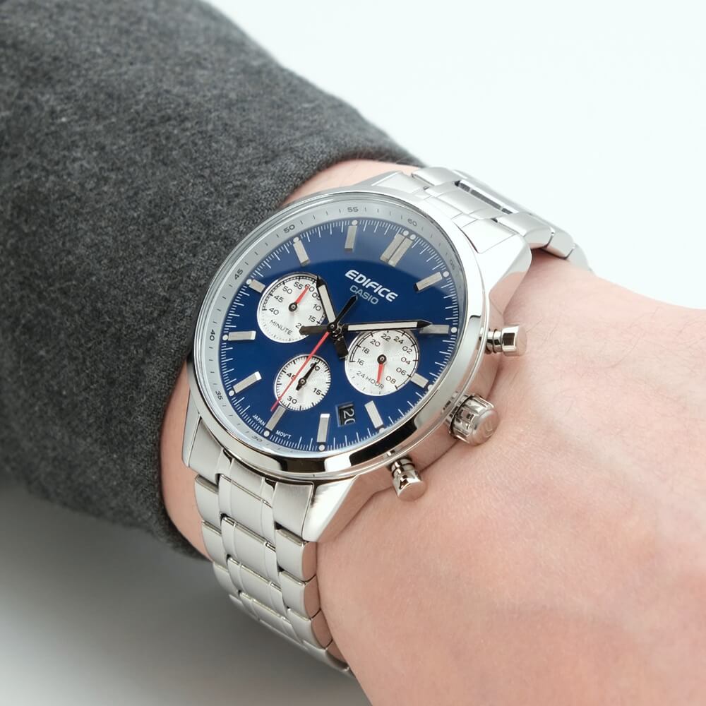 WW3176 Casio Edifice Chronograph Chain Watch EFR-575D-2ADF
