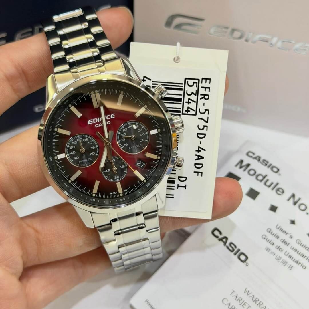 WW3177 Casio Edifice Chronograph Chain Watch EFR-575D-4ADF