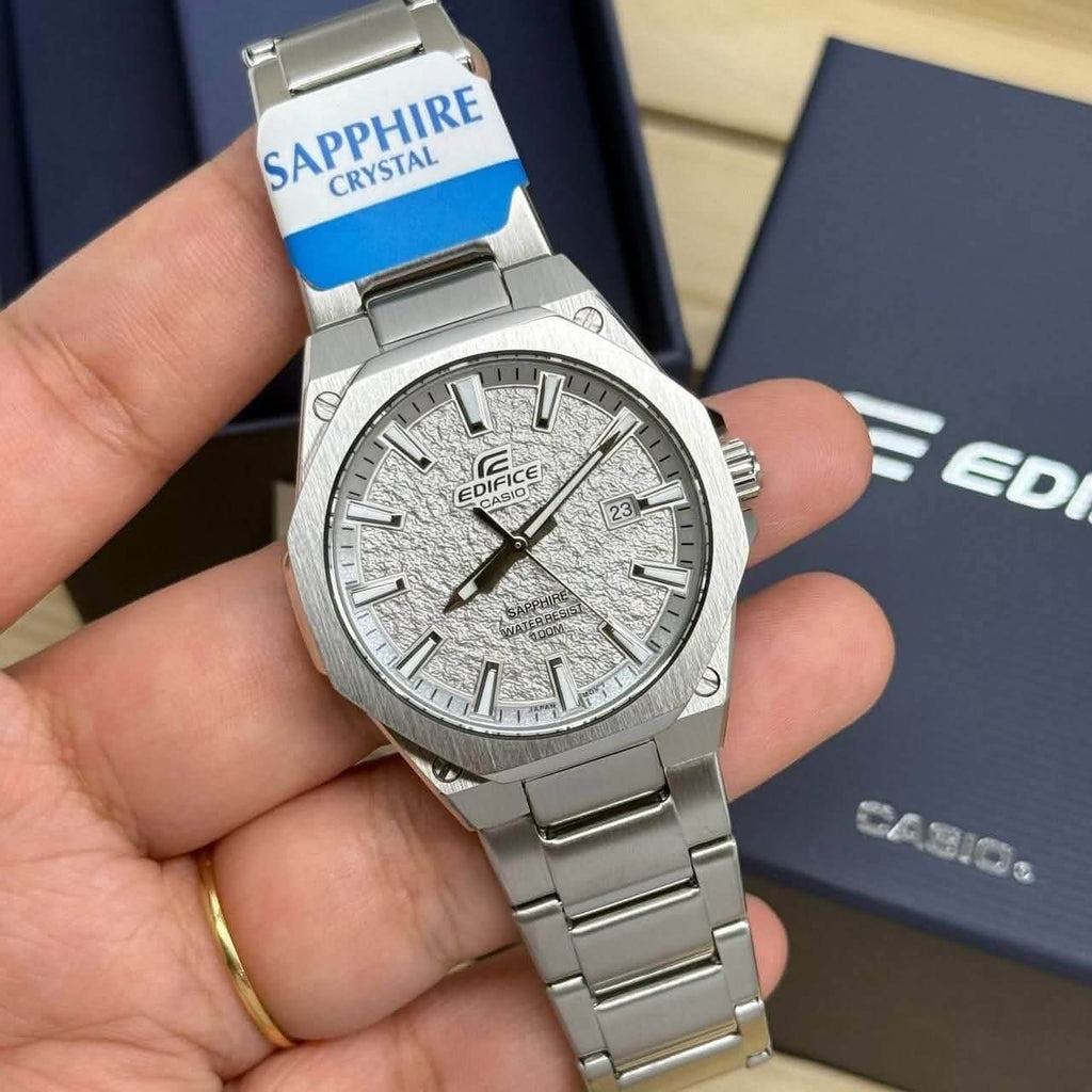 WW3118 Casio Edifice Sapphire Date Slim Chain Watch EFR-S108DE-8AVUDF