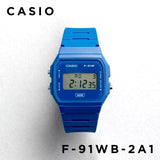 WW2923 Casio Pop Digital Resin Belt Watch F-91WB-2A1DF