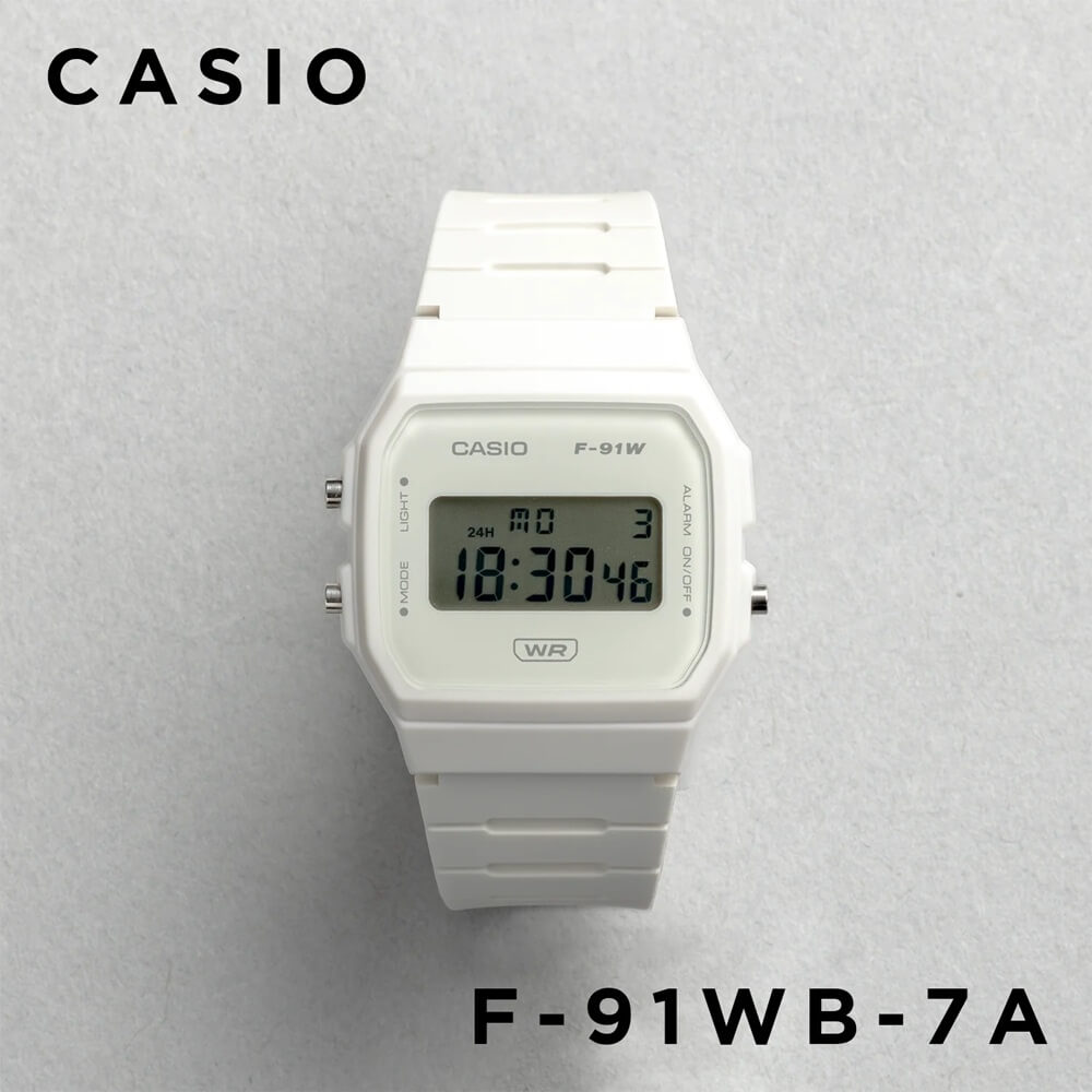 WW2925 Casio Pop Digital Resin Belt Watch F-91WB-7ADF