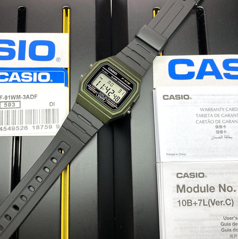 Casio F-91WM-3ADF Watch