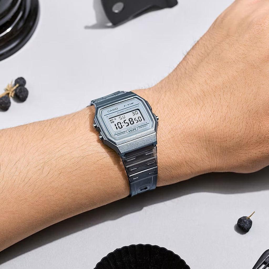 WW1414 Casio Pop Digital Resin Belt Watch F-91WS-8DF