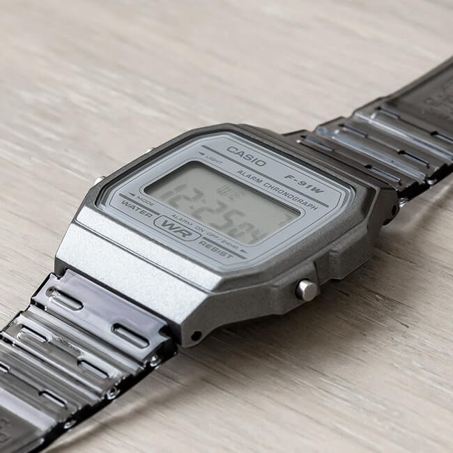 WW1414 Casio Pop Digital Resin Belt Watch F-91WS-8DF