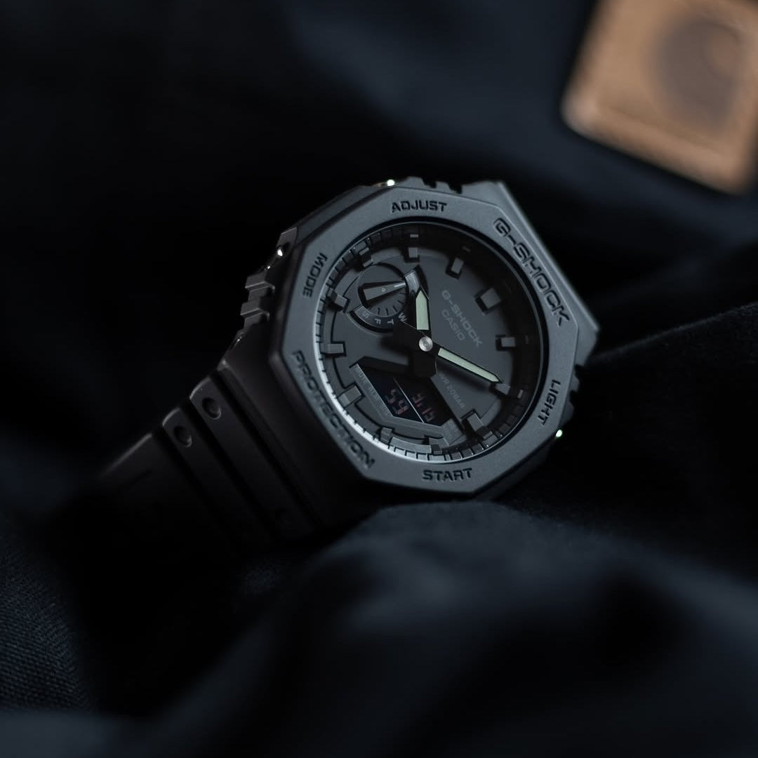 WW3150 Casio G-Shock Analog Digital Resin Belt Watch GA-2100-1A1DR
