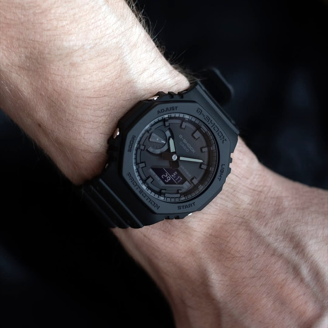 WW3150 Casio G-Shock Analog Digital Resin Belt Watch GA-2100-1A1DR