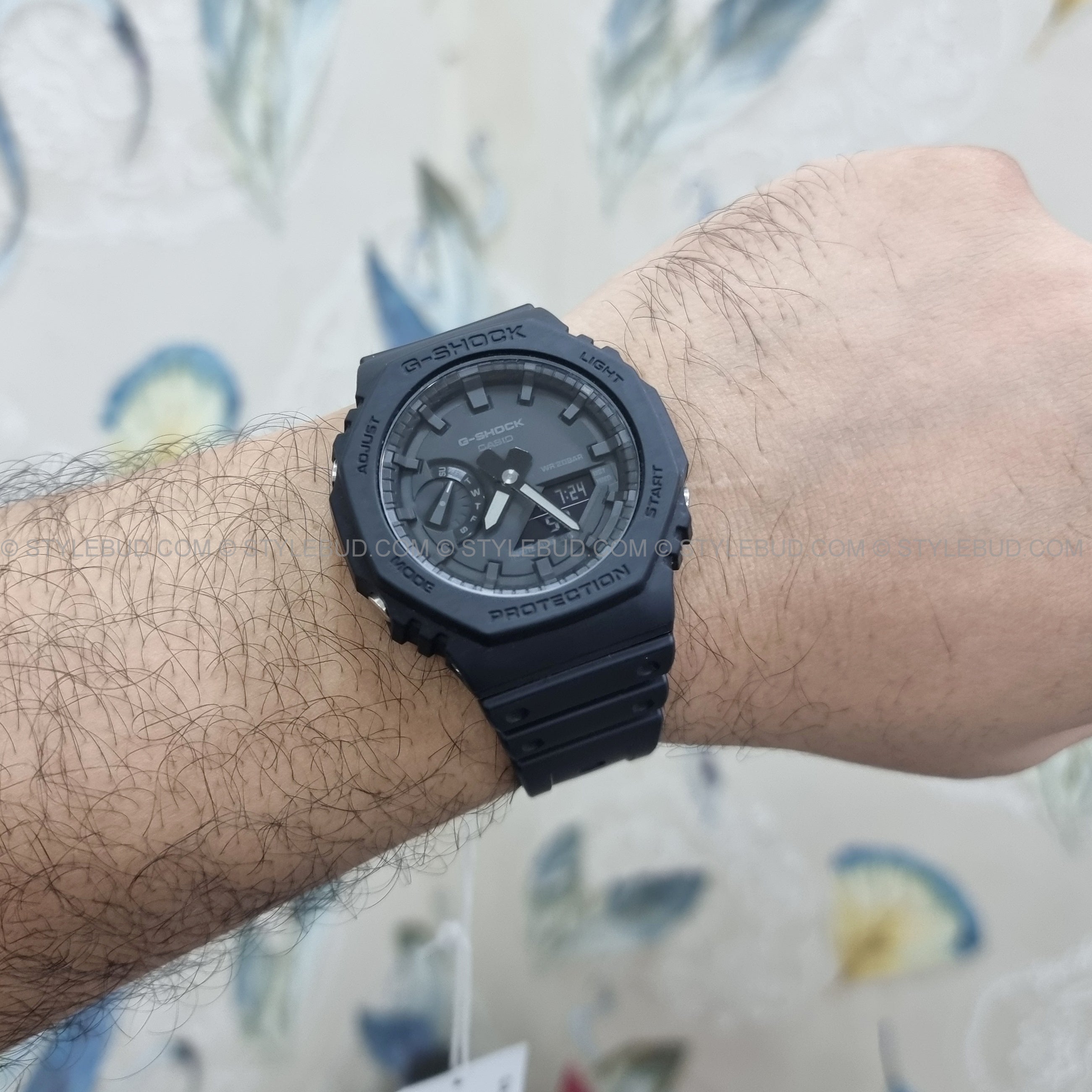 WW3150 Casio G-Shock Analog Digital Resin Belt Watch GA-2100-1A1DR