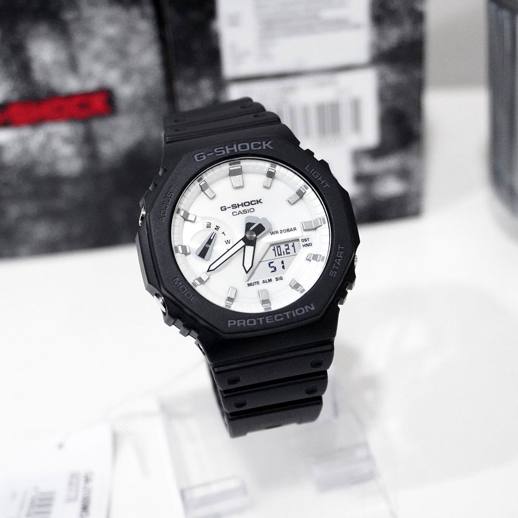 WW3161 Casio G-Shock Analog Digital Resin Belt Watch GA-2100WD-1ADR