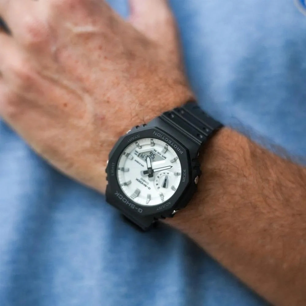 WW3161 Casio G-Shock Analog Digital Resin Belt Watch GA-2100WD-1ADR