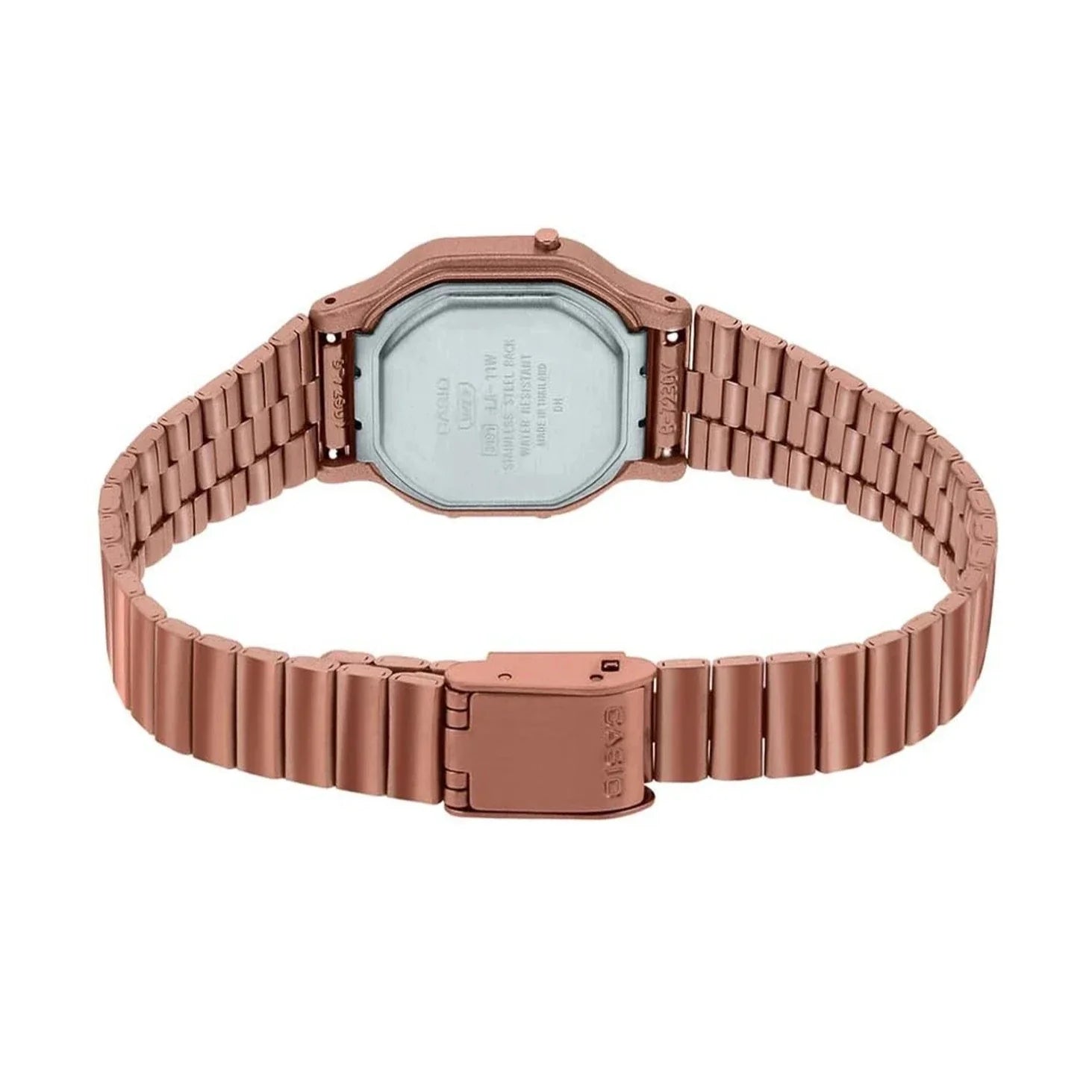 WW1014 Casio Vintage Digital Ladies Chain Watch LA-11WR-5ADF