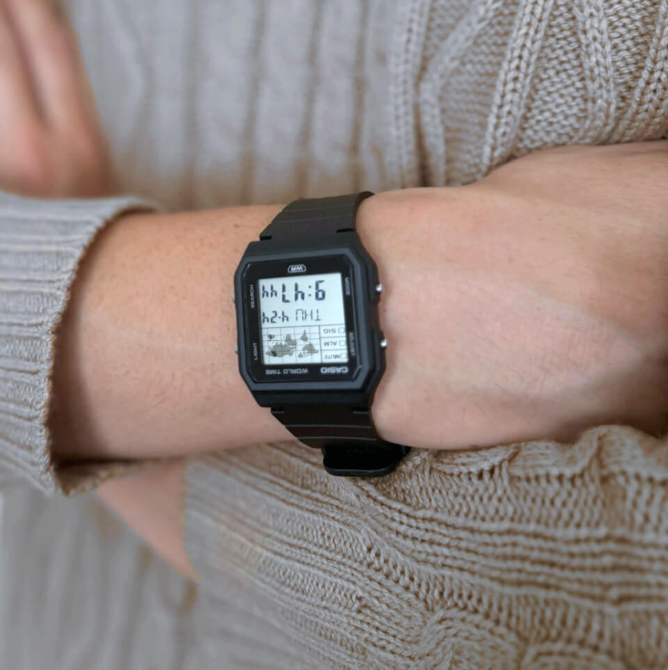 WW3140 Casio Pop Digital Resin Belt Watch LF-30W-1ADF