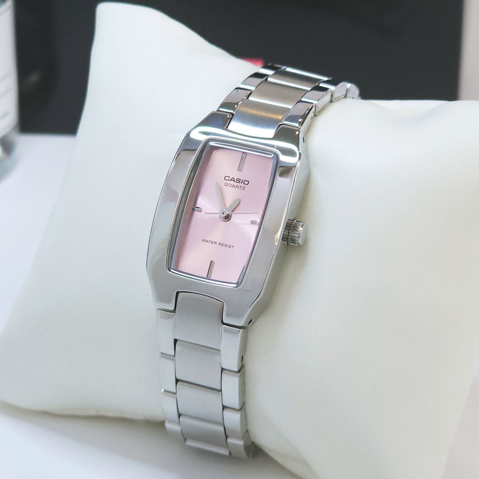 WW2480 Casio Standard Silver Ladies Chain Watch LTP-1165A-4CDF