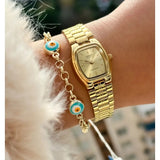WW2747 Casio Standard Tonneau Ladies Chain Watch LTP-1169N-9ARDF
