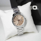 WW2953 Casio Enticer Date Ladies Chain Watch LTP-1302DD-4A2VDF