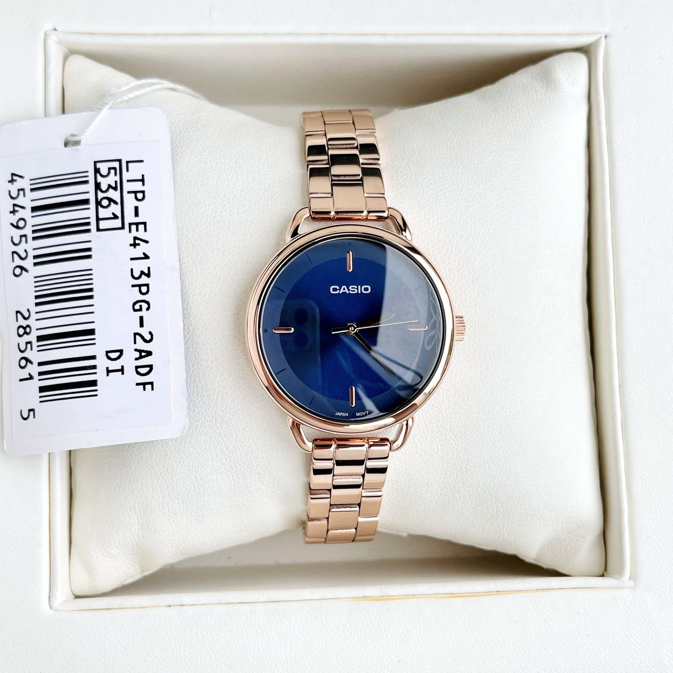 WW2803 Casio Standard Ladies Chain Watch LTP-E413PG-2ADF