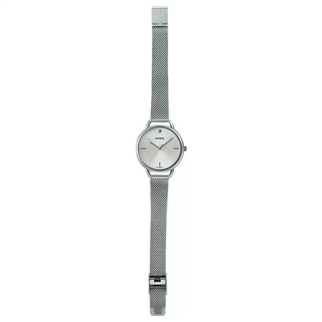 WW2807 Casio Standard Ladies Mesh Chain Watch LTP-E415M-7CDF