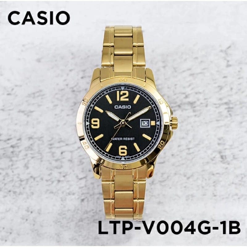 Casio Enticer Date Ladies Watch LTP-V004G-1BUDF Bangladesh – STYLEBUD.COM