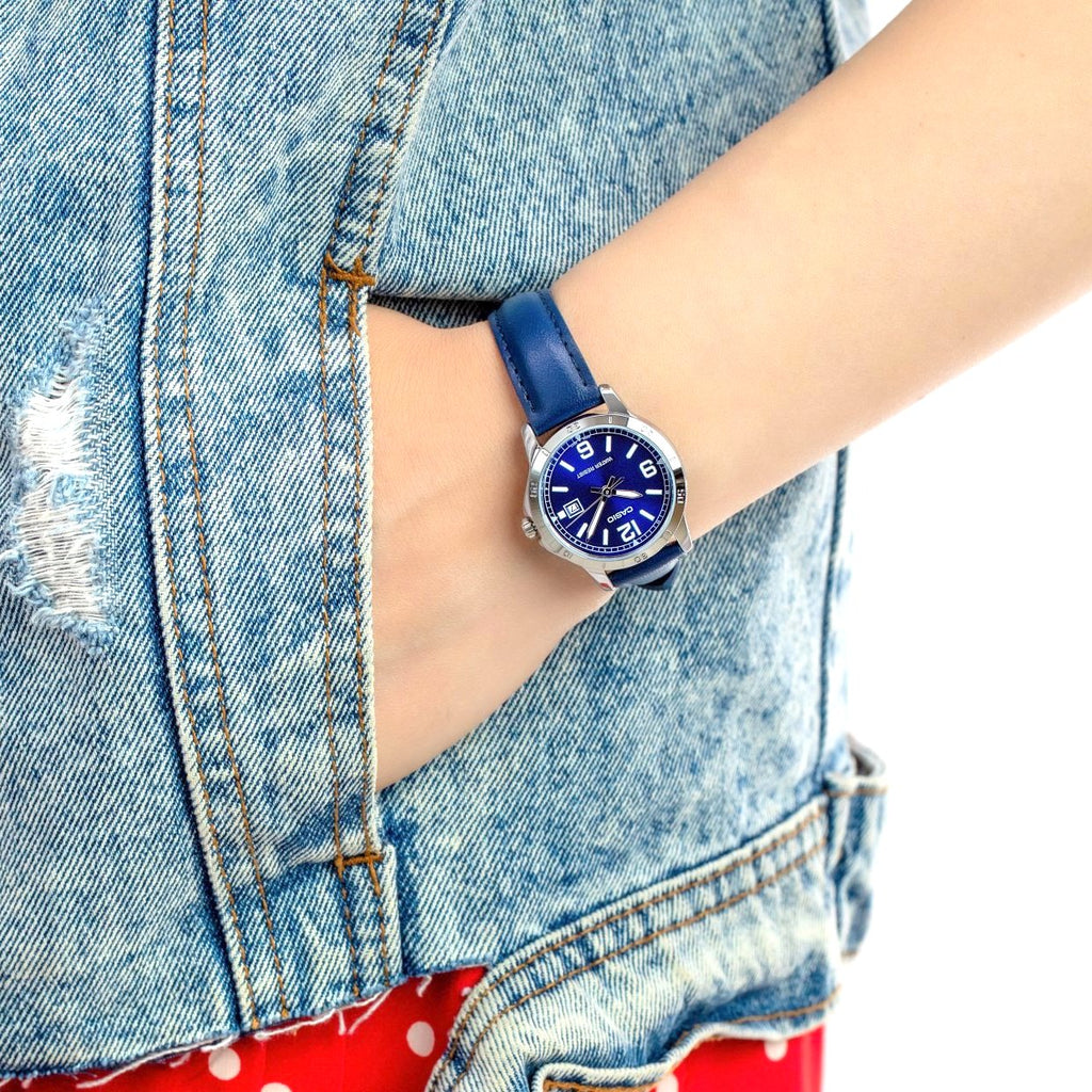 Casio Enticer Date Ladies Watch LTP-V004L-2BUDF Bangladesh – STYLEBUD.COM