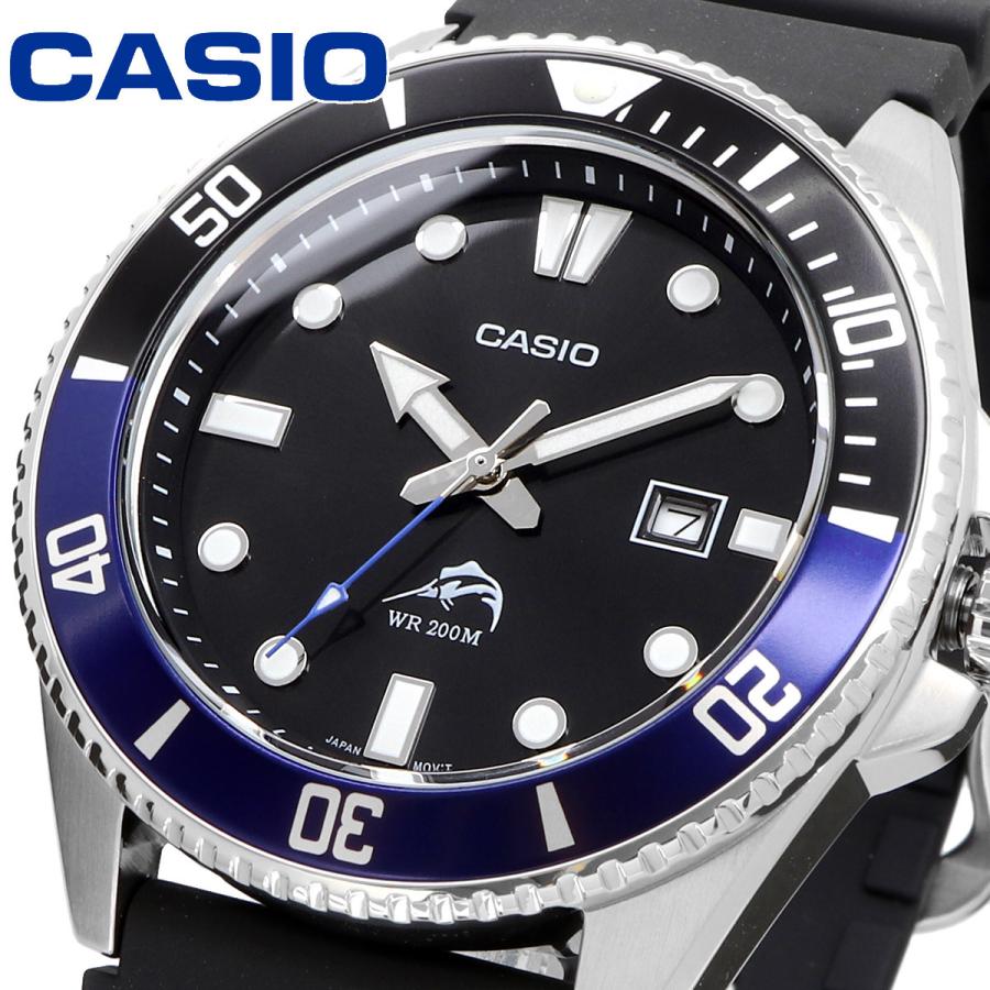 WW2848 Casio Standard Duro Marlin Date Resin Belt Watch MDV-106B-1A1VCF