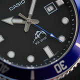WW2848 Casio Standard Duro Marlin Date Resin Belt Watch MDV-106B-1A1VCF