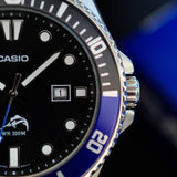 WW2848 Casio Standard Duro Marlin Date Resin Belt Watch MDV-106B-1A1VCF