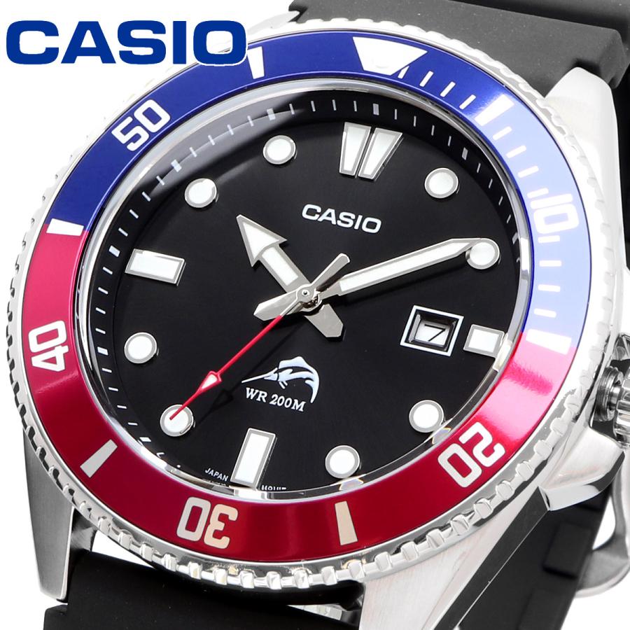 WW2849 Casio Standard Duro Marlin Date Resin Belt Watch MDV-106B-1A2VCF