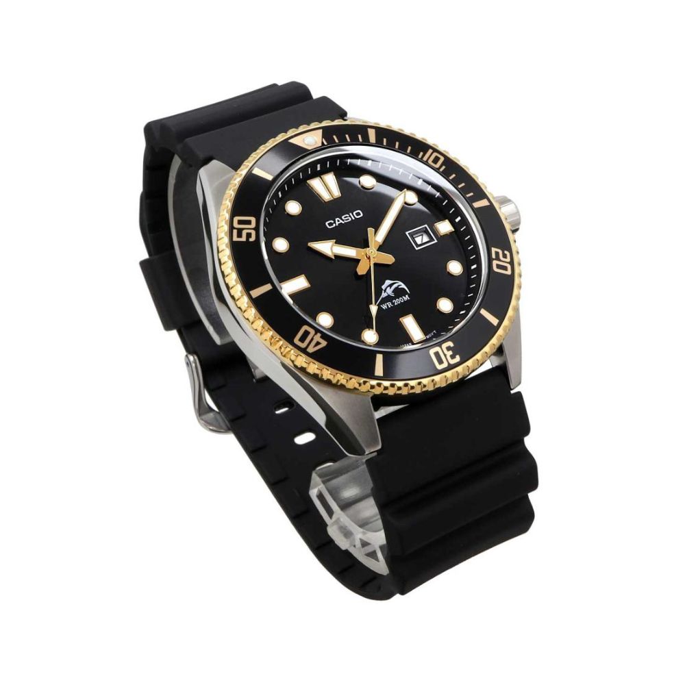 WW2852 Casio Standard Duro Marlin Date Resin Belt Watch MDV-106G-1AVCF