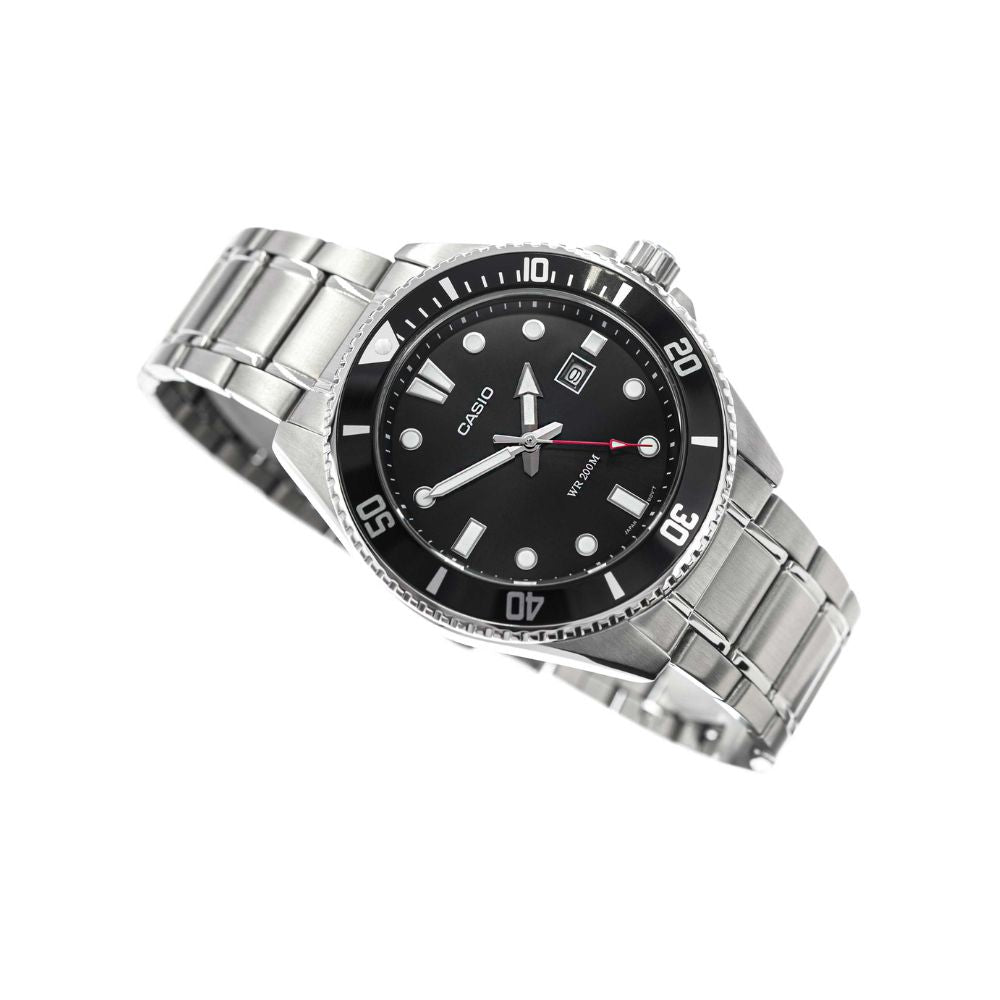 WW2877 Casio Standard Duro Date Chain Watch MDV-107D-1A1VDF