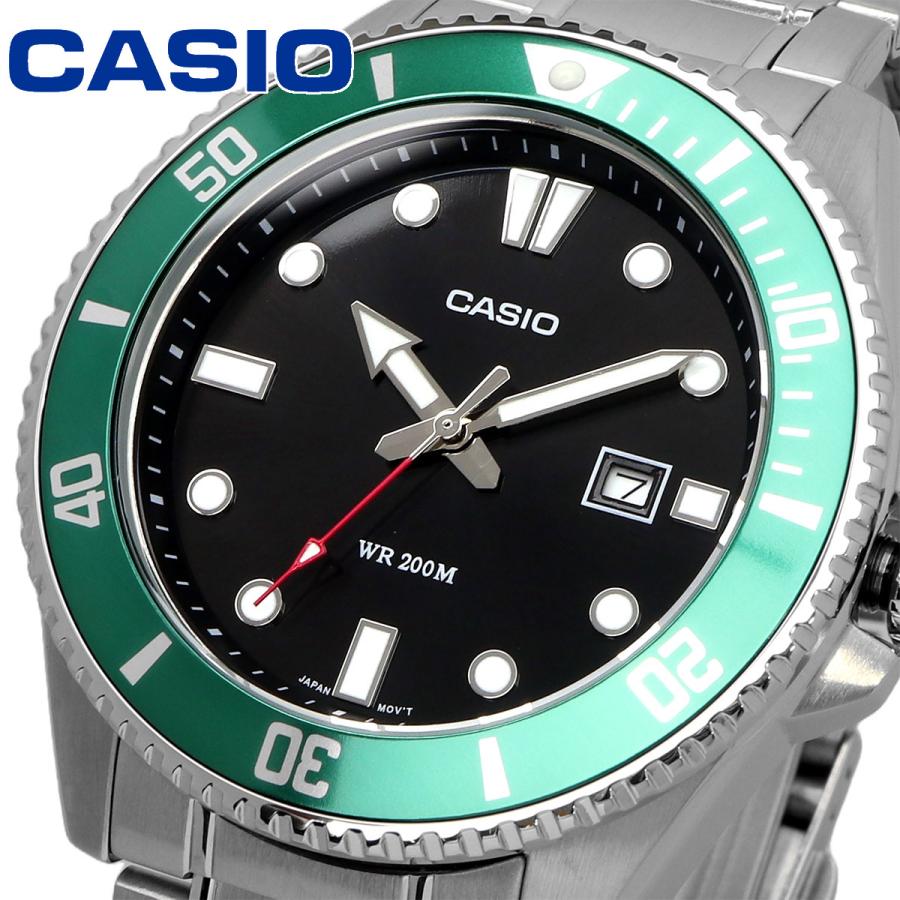 WW2880 Casio Standard Duro Date Chain Watch MDV-107D-3AVDF