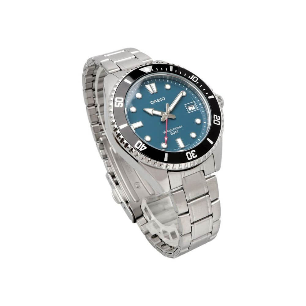 WW3019 Casio Standard Duro Date Chain Watch MDV-10D-2A1VDF