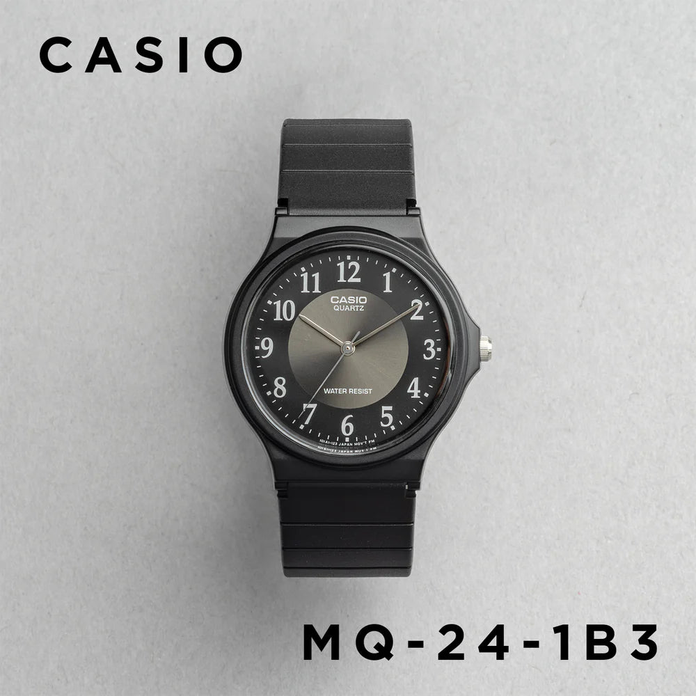 WW3042 Casio Standard Resin Belt Watch MQ-24-1B3LDF
