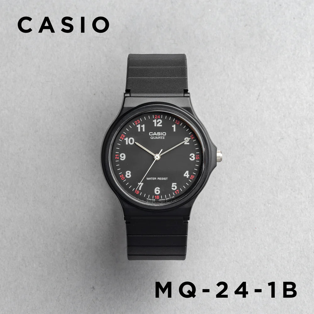 WW3043 Casio Standard Resin Belt Watch MQ-24-1BLDF