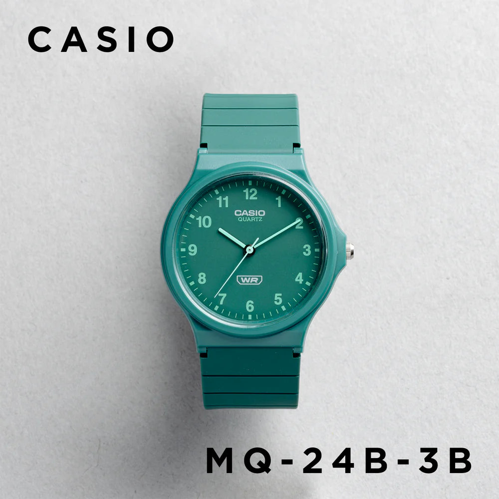 WW3055 Casio Pop Resin Belt Watch MQ-24B-3BDF