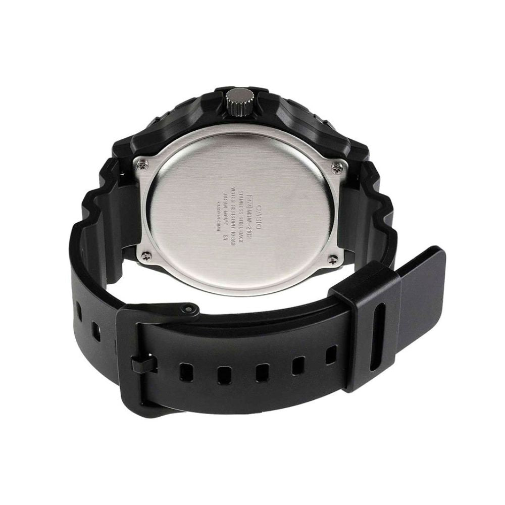 WW2469 Casio Youth Day Date Resin Belt Watch MRW-210H-1AVDF